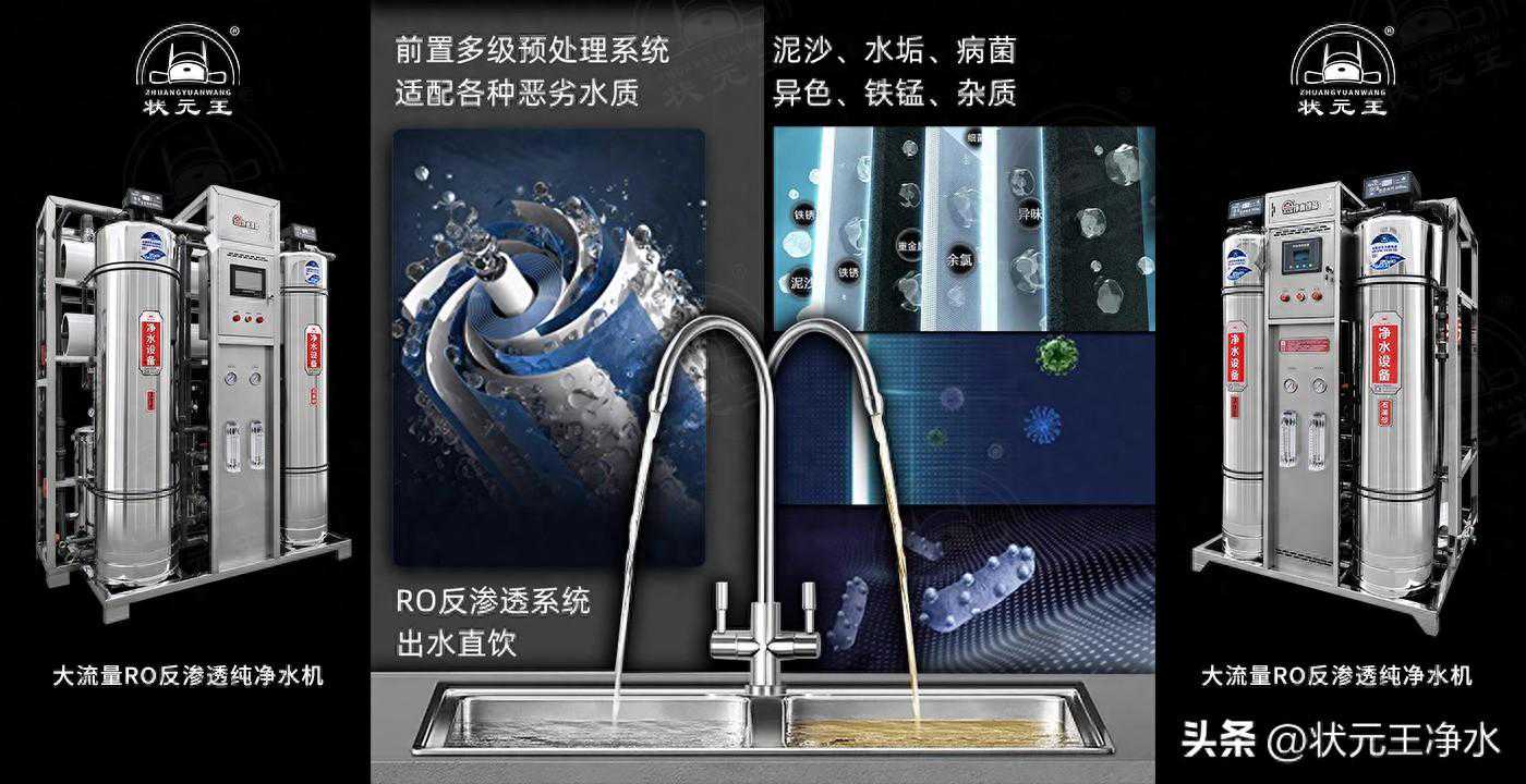 反渗透净水设备产水量与回收率详解